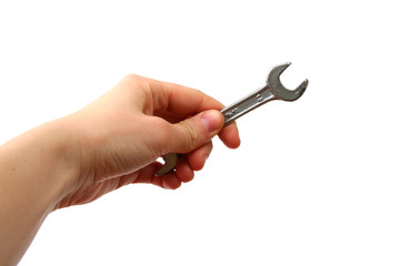 Wrench in hand