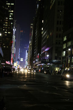 Fototapeta New york di notte