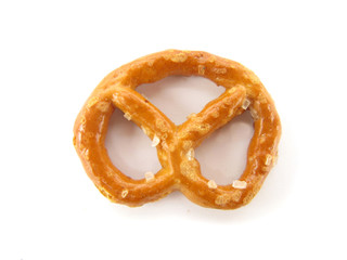 Snack bretzel pretzel isolated on white