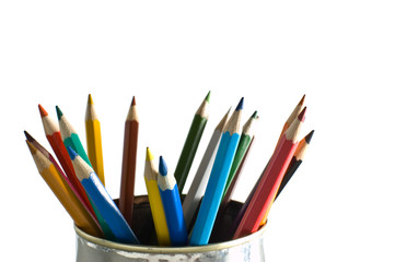 pencils isolated