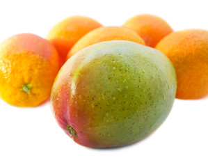 mango and oranges