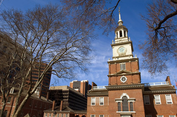 Independence Hall - historical landmark in Philadelphia