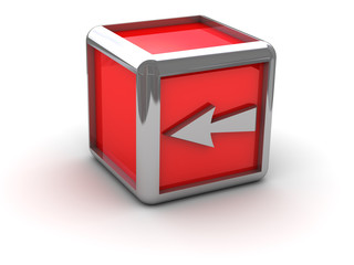 Red box with arrow left