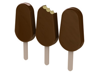 Sweet chocolate icecream