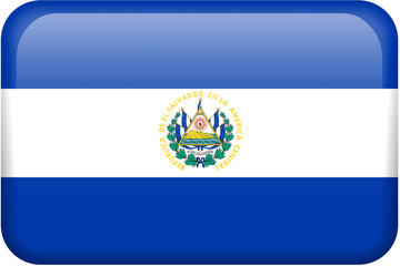 El Salvador Flag Button