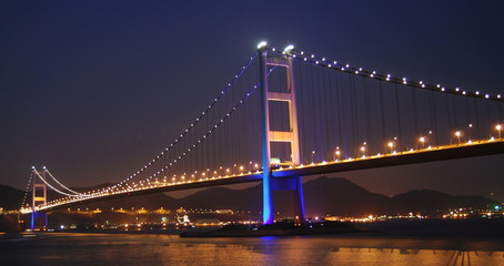 Fototapeta na wymiar Hong Kong Bridge