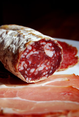 salami with ham