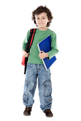 Fototapeta premium adorable child student