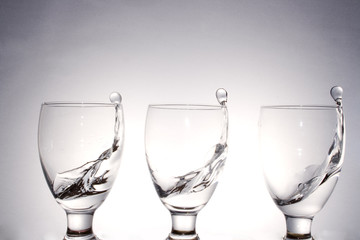 Bouncing water