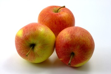 three apples