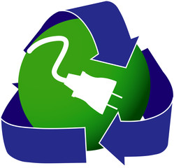 Green Electricity Icon