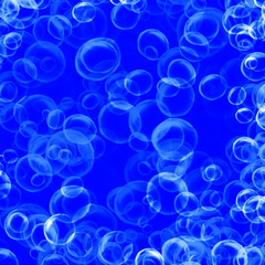 Background formed by bubbles