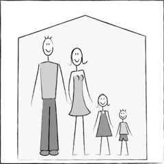 histoire de famille enfant maison