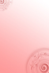 Swirly Design with Pink Background