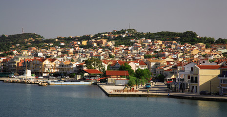 Fototapeta na wymiar View to Argostoli Kefalonia