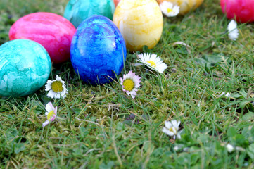 Bunte Ostereier