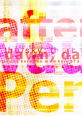 words superimposed on a dotted background