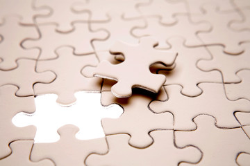 Obraz premium Missing piece of puzzle