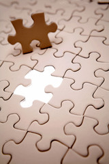 Missing piece of puzzle