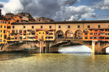 Fototapeta na wymiar Florencja (Włochy) - Stary Most