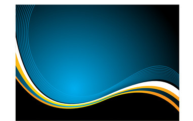 Abstract illustrated flowing background with cool colours