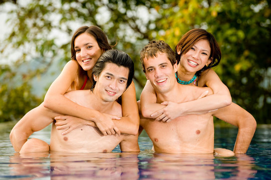 Fun In Pool - Powered by Adobe