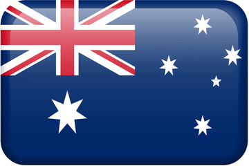 Australia Flag Button