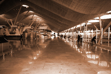 Airport hall