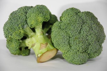 two brocolli