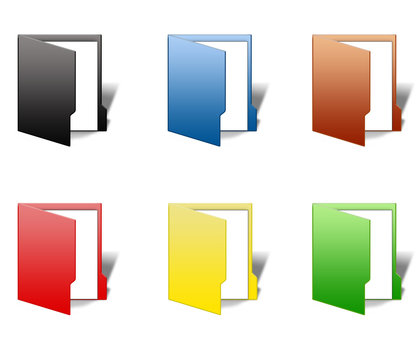 Folder paper icon