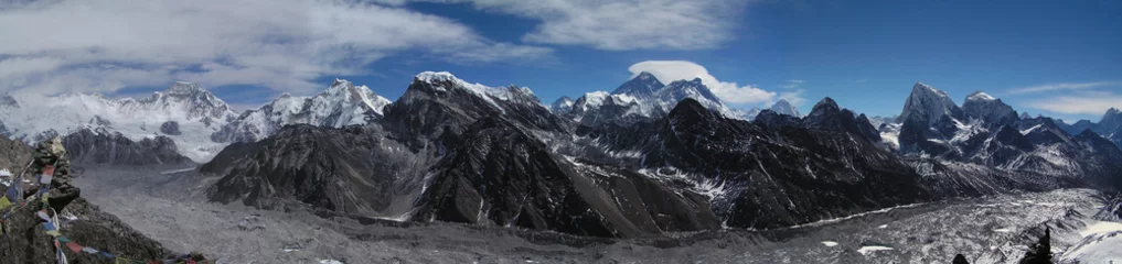 Fotobehang Cho Oyu Mount Everest vanaf Gokyo Ri