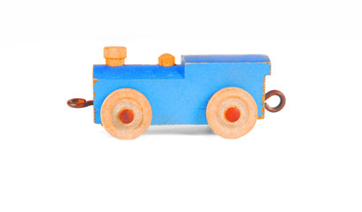 Old Wooden Train Care Toy