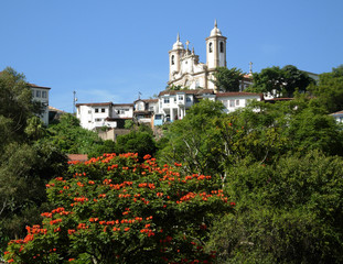 Fototapeta na wymiar Ouro Preto Church