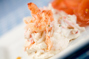 Crayfish salad