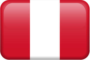 Peru Flag Button