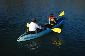 Obraz premium Kayak on the Lake