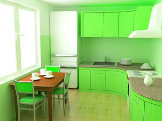 kitchen an interior