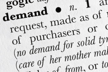 Demand word dictionary definition