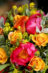 Naklejka premium Bouquet de fleurs