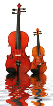 Two violins