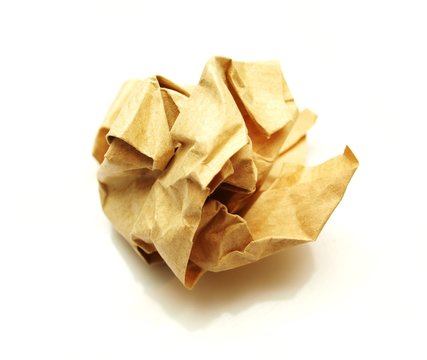 Papier froiss&eacute;