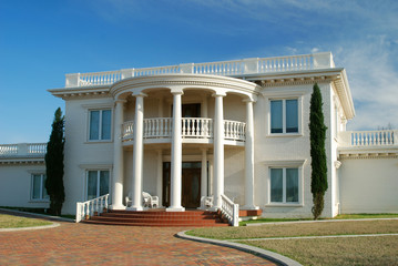 White Plantation Home