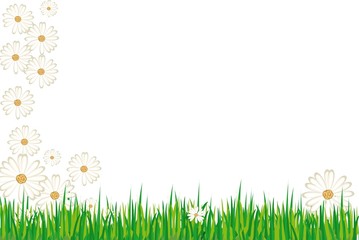Frühling Wiese Hintergrund Karte
