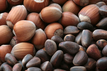 Mix of nuts.