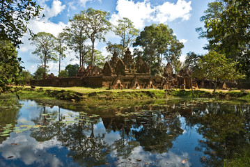 Fototapeta na wymiar Banteay Srei Temple, Kambodża.