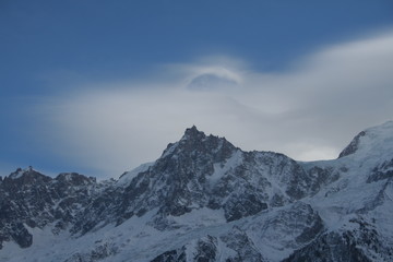 Obraz premium L'aiguille du midi à Chamonix