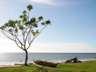 relax on the beach