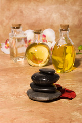Obraz na płótnie Canvas Bodycare massage items