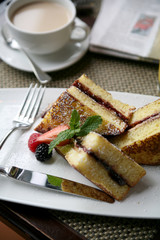 Delicious French Toast Breakfast 