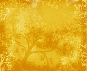 Gold Tree Background